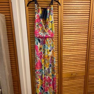 Lilly Pulitzer maxi dress with halter